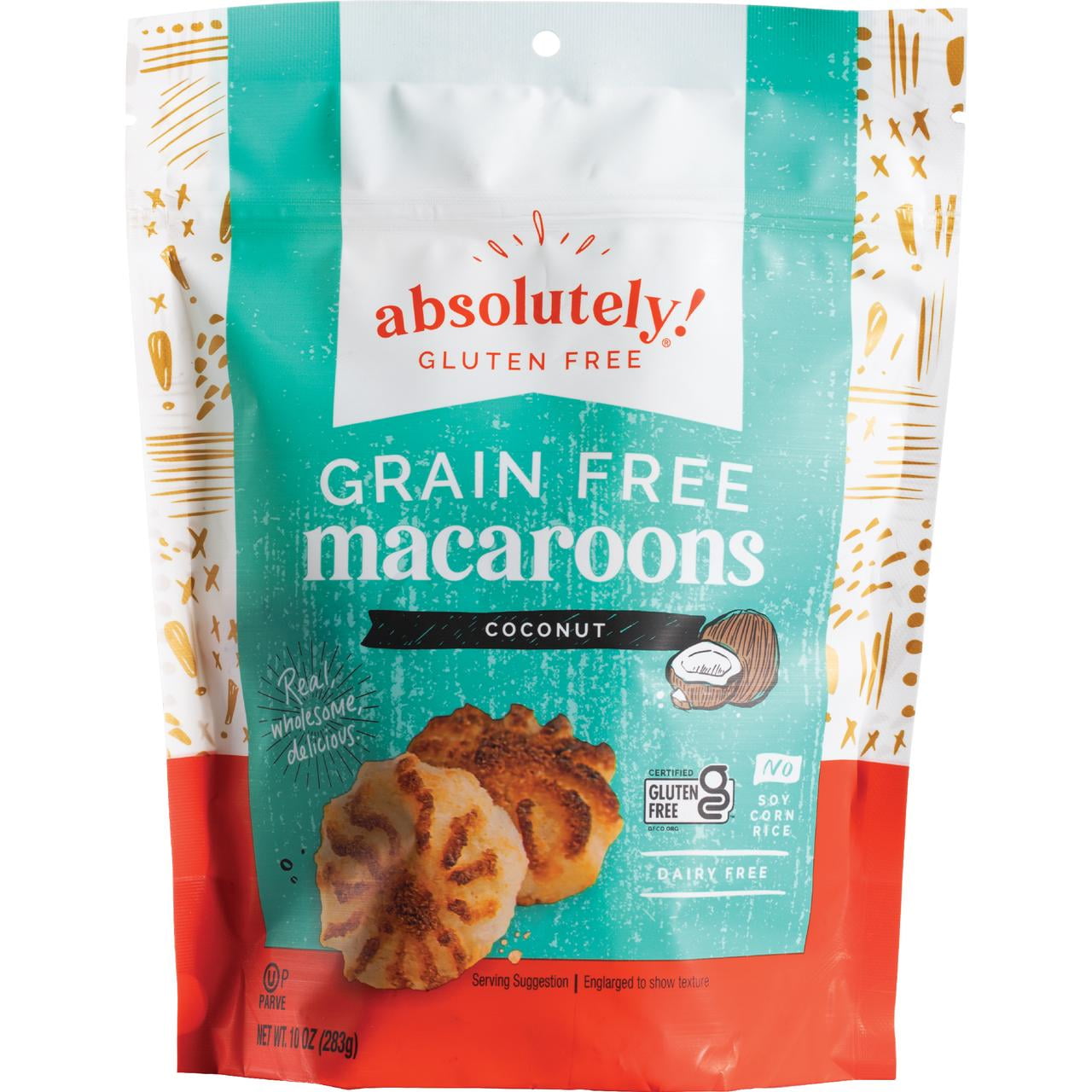 (2 pack) Absolutely Gluten Free Coconut Macaroon Cookies, 10oz