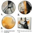thumbnail image 3 of Designart "Runway Display of Futuristic Fashion in Yellow and Black" Fashion Framed Wall Art - Glam Black Dior Bedroom Framed Canvas Wall Art, 3 of 6