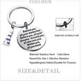 thumbnail image 2 of TRAHOO-Inspirational Lighthouse Keychain Lighthouse Lover Gifts Behind You All Your Memories Keychain, 2 of 4