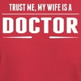 thumbnail image 3 of CafePress - My Wife Is A Doctor T Shirt - Men's Classic Graphic Cotton T-Shirt, 3 of 4