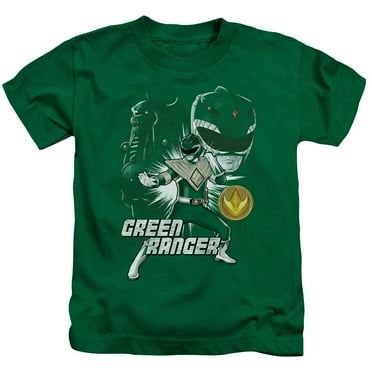 Power Rangers - Green Ranger - Juvenile Short Sleeve Shirt - 4