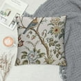 thumbnail image 2 of Creowell Spring Floral Birds Pillow Covers for Chinoiserie Flowers Decor Throw Pillows Brown and White Plant Outdoor Decorative Cushion Cases for Couch Bed Decorations, 2 of 5