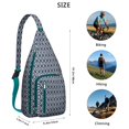 thumbnail image 2 of Ethnic Colorful Sling Backpack – Crossbody Chest Bag, Anti-Theft, 2 of 4