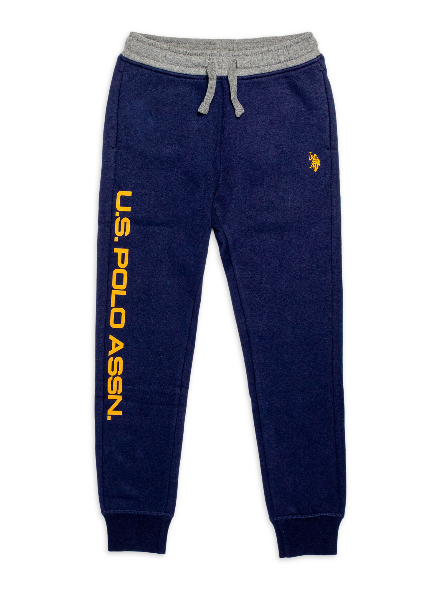 U.S. Polo Boys Fleece Colorblock Zip up Hoodie & Sweatpant Set , 2-Pack, Sizes 4-18 - image 2 of 6