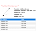 thumbnail image 2 of Front Left Stabilizer Bar Link - Compatible with 2007 - 2008 BMW 335xi, 2 of 2