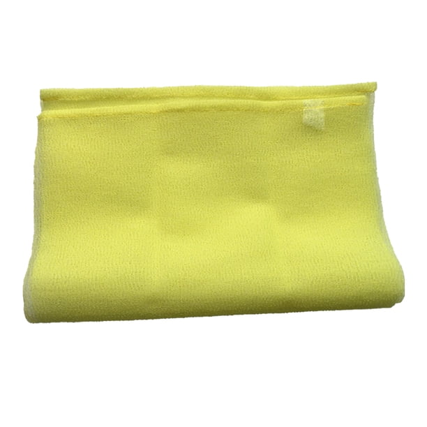 Kearding Paño para la piel, toallas exfoliantes para el cuerpo, baño, pulido, exfoliante, masaje, cutícula, hidratante, accesorios de SPA para baño Suministros de limpieza para el hogar amarillo Kearding HA061446-03