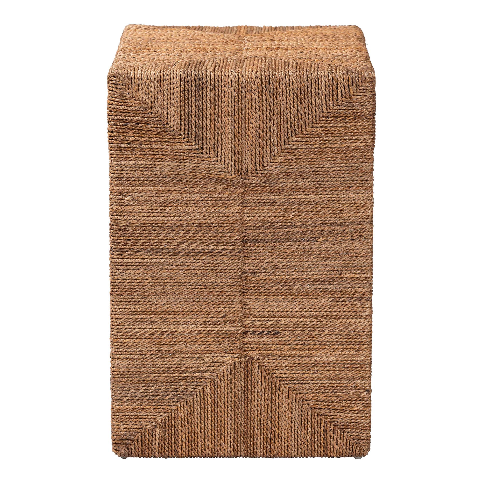 bali & pari Liza Boho End Table, 2-Tier, Natural Seagrass