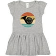 thumbnail image 3 of Inktastic French Horn Retro Music Gift Girls Toddler Dress, 3 of 5