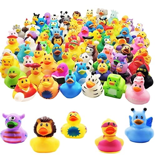 The Dreidel Company surtido de pato de pato de goma para niños, regalos de cumpleaños de baño bebé The Dreidel Company The Dreidel Company