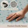 thumbnail image 5 of ODIKA 9'x12' Teal Gray Modern Geometric Star Cross Washable Area Rug Contemporary Diamond Grid Layout with Celestial for Great Room, Indoor Concept, Large Living Low Pile, Flatwoven, 5 of 6