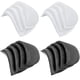 thumbnail image 1 of 8 pares de hombreras acolchadas de espuma suave para chaquetas, ropa, accesorios de costura y manualidades, 1 of 5