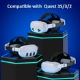 thumbnail image 3 of EUROA Head Strap for Quest 2/Quest 3/3S Accessories,VR Accessories Adjustable Elite Strap for Oculus Quest 2/ 3/3S VR Headset, 3 of 9