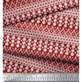 thumbnail image 2 of Soimoi Polyester Crepe Fabric Artistic Floral Printed Fabric 1 Yard 42 Inch Wide, 2 of 3