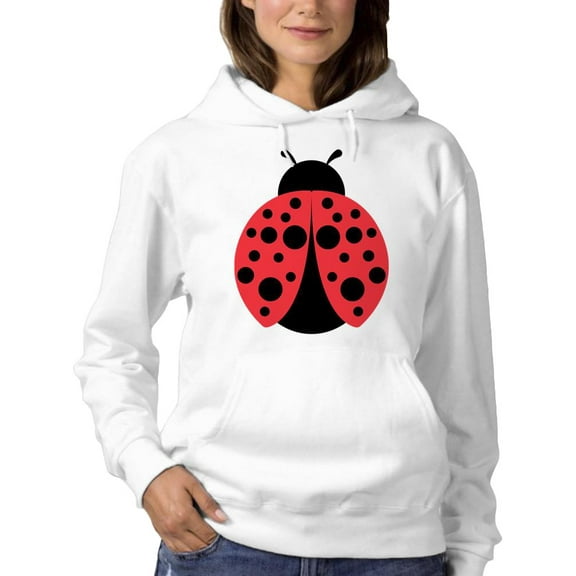 Cute Bug Art Hoodie Women -SPIdeals Designs, Female 4X-Large
