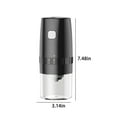 thumbnail image 2 of Fiaya Women Portable Electric Coffee Grinder, 1Pc Small Electric Coffee Bean Grinder, Adjustable Rechargeable Coffee Grind Tool for Household Office Travel (Black), 2 of 7