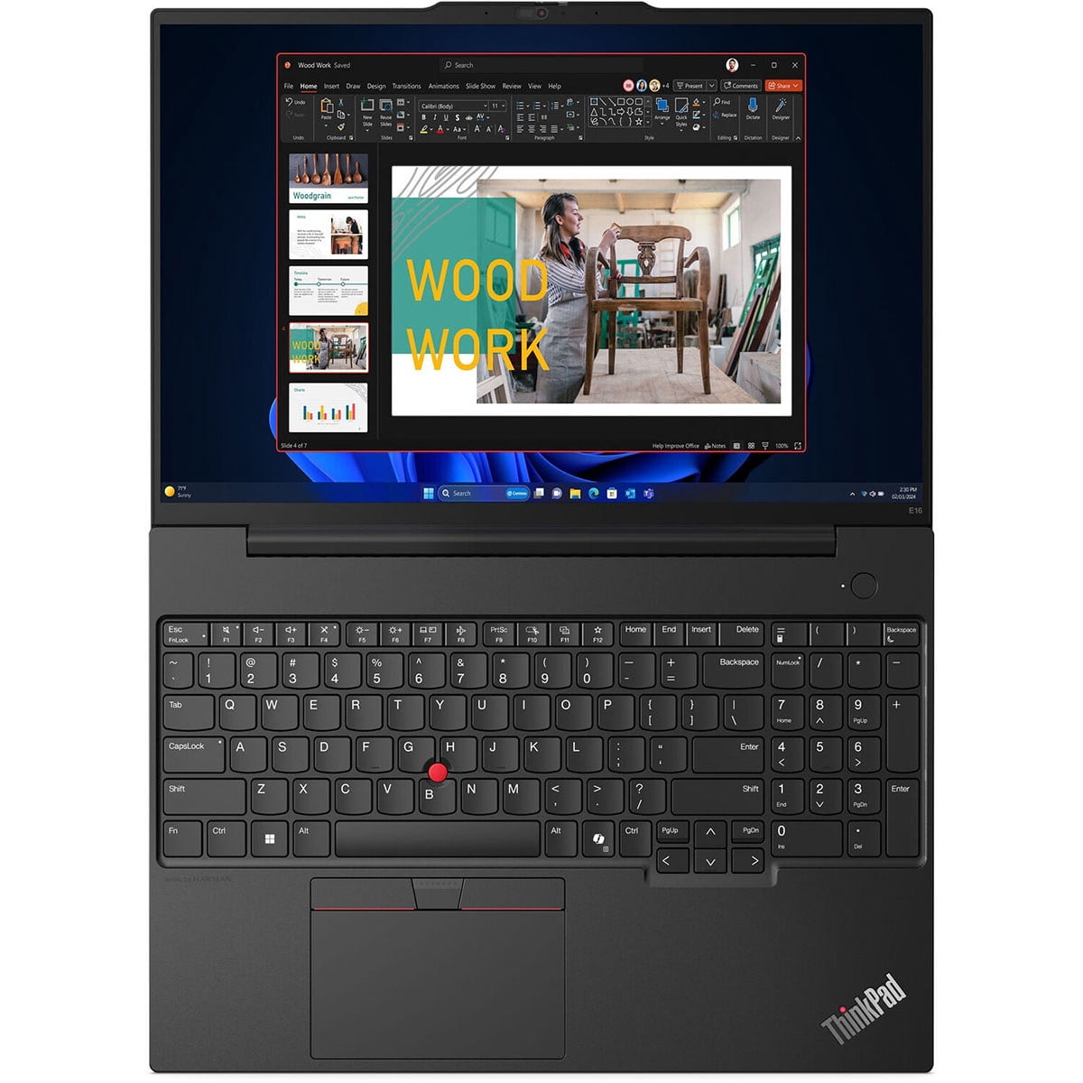 Lenovo ThinkPad E16 Gen 2 16.0" Intel Core Ultra 5 125U 16GB Memory 256GB SSD Windows 11 Pro 21MA0003US