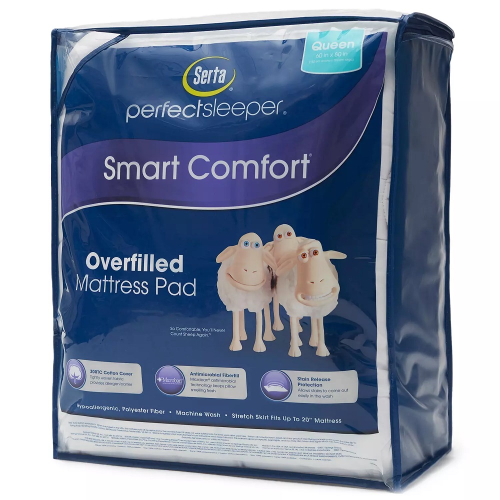 overfilled mattress pad