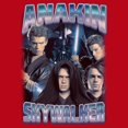thumbnail image 2 of Mens Star Wars Anakin Skywalker Collage Lightweight Hoodie, 2 of 4