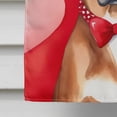 thumbnail image 6 of Rhodesian Ridgeback My Valentine House Flag 28 in x 40 in, 6 of 7