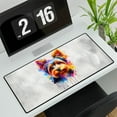 thumbnail image 3 of Watercolor Drip Yorkshire Terrier Pop Art Colorful Portrait Artwork Desk Mat Full Keyboard Mouse Pad Yorkie Dog Lover Gifts Large Mousepad - 01009, 3 of 5