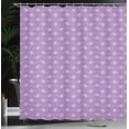 thumbnail image 4 of Ambesonne Antique Oriental Shower Curtain, Lilac Paisley Art, 69"Wx75"L, Mauve Lilac, 4 of 5