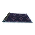 thumbnail image 2 of Ahgly Company Indoor Round Southwestern Blue Country Area Rugs, 6' Round, 2 of 4