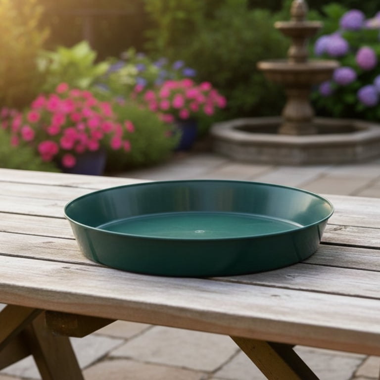Austin Planter 8 inch(10.1 inch Base) Plant Saucer 5 Pack Hunter