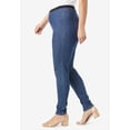 thumbnail image 3 of Jessica London Women's Plus Size Stretch Denim Skinny Jegging, 3 of 5