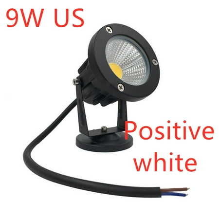 

Toyella Outdoor ground lamp ground lamp wide voltage Positive white 9w disc US