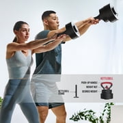 FitRx Smartbell Gym 5-in-1 Adjustable Dumbbell Set & Weight Set for Home Workouts, 45 lbs