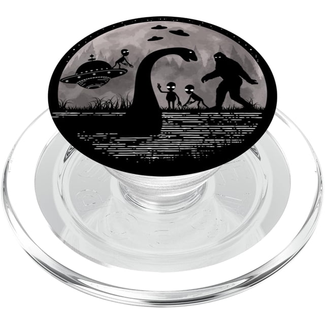 PopSockets PopGrip para MagSafe Bigfoot Loch Ness Monster