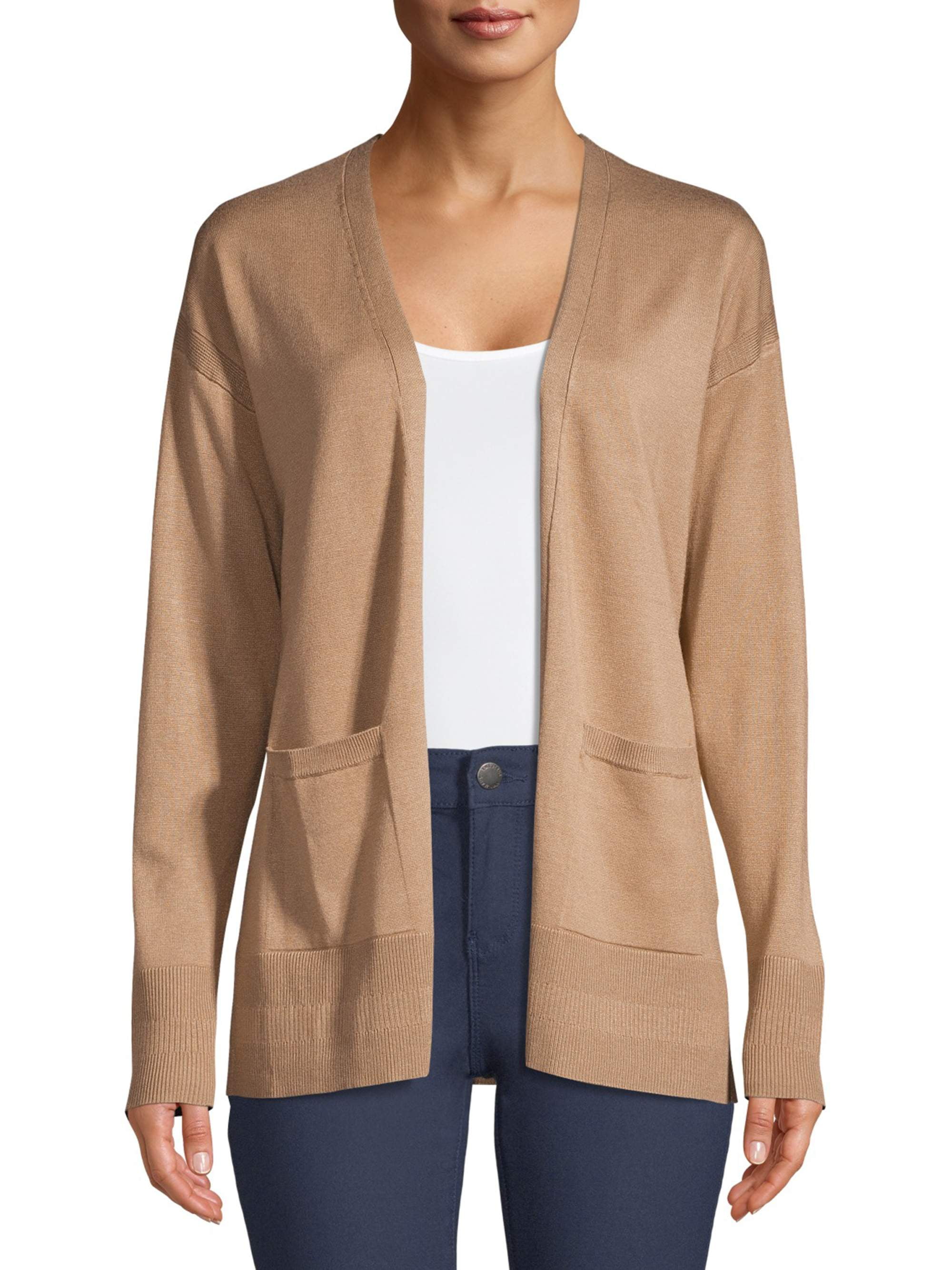 Tru Women's Open Front Cardigan 