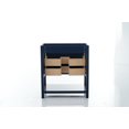 thumbnail image 2 of 30" Bathroom Vanity, Modern Undermount Bathroom Sink Cabinet with 2 Drawers and a Open Storage Space, Freestanding Bathroom Vanities (Blue), 2 of 5