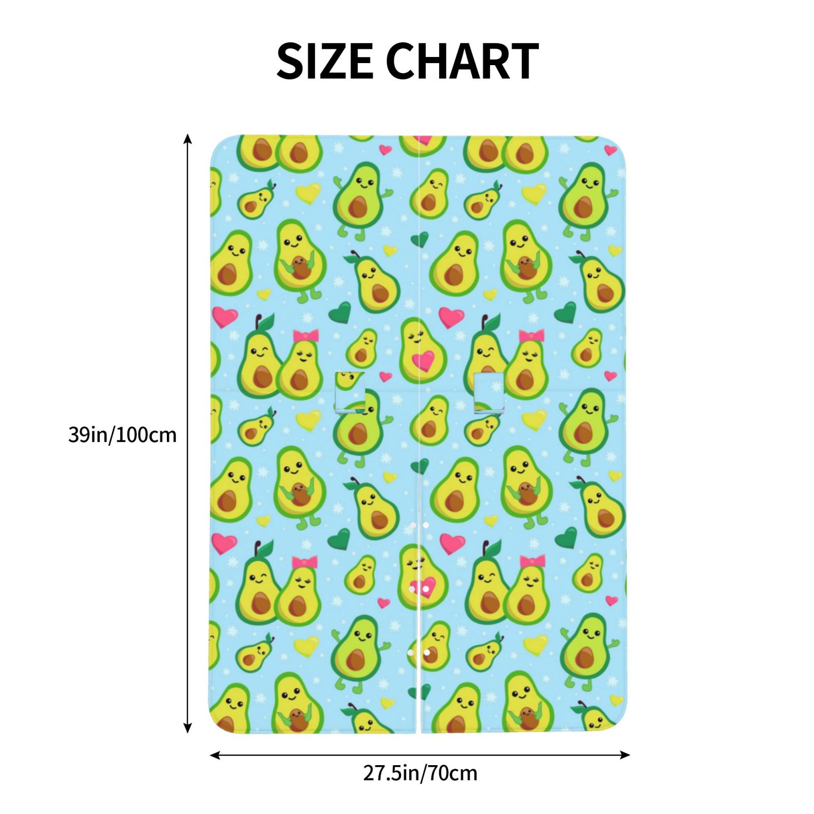 Naloa Cartoon Avocado Baby Car Seat Cover, Breathable Baby Carrier Cover, Multiuse Baby Carrier Cover & Nursing Breastfeeding Cover