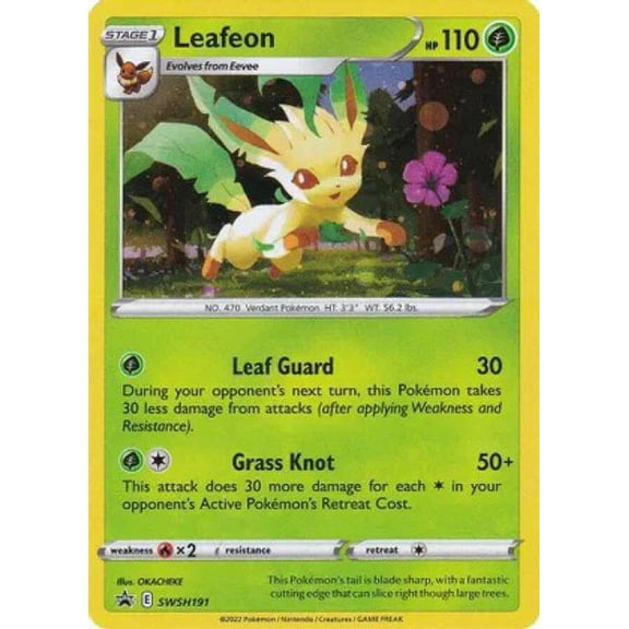 Pokemon Promo Leafeon SWSH191