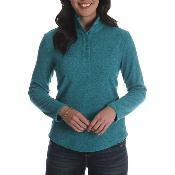 long sleeve fleece pullover