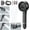 Dary Gray, variant on Ion Drops Shower Head, 4 Spray Mode Ion Drops Filtered Showerhead with 59 Inch Hose and Holder, High Pressure Shower Head and Hose Set with Pause Switch for Pets Bath-Remove Chlorine (Gray)