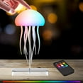 thumbnail image 2 of PYYNA-Jellyfish Lamp with Touch Sensor and Remote Control, Rechargeable Eye Friendly RGB Gradient Jellyfish Night Light as Desk Lamp, Table Lamp, Bedside Lamp or Christmas Gifts, 2 of 4