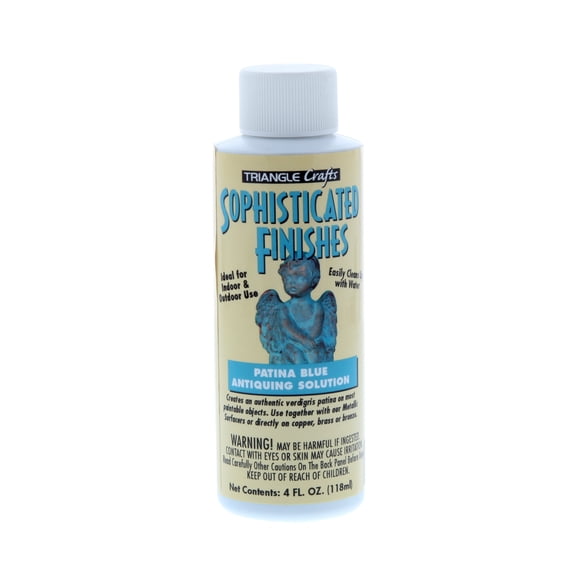 Sophisticated Finishes Instant Antiquity Patina and Rusting Solution, 4 oz., Patina Blue