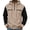 G03 - Khaki, variant on Tactical Hoodie for Men, Colorblock Quarter Zip Long Sleeve Pullover with Multi Pockets, G04 - Red, Medium
