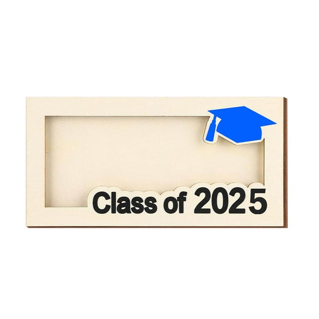 Graduation Holder Wooden Graduation Card Holder Class Of 2025 Senior Graduation Present For Him Or Her Wooden Graduation Party Present Wallet Party Decorations for Men 40th Birthday Puppy Party