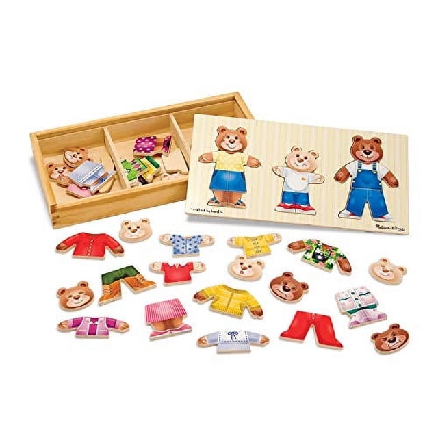 Rompecabezas de disfraces de Melissa y Doug Bear