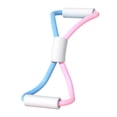 thumbnail image 5 of Baoblaze 8 Shaped Resistance Band 8 Shaped Tensioner for Muscle Building Yoga Workout Pink and Blue, 5 of 8