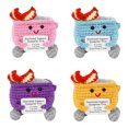 thumbnail image 2 of Crochet Trash Disparar Soporte Emocional Fuego Congster Fire Con Tarjeta Aliento Regalos Divertidos Positivos para Compañeros Amigos, 2 of 9