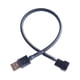 thumbnail image 2 of Bearachild Cable USB negro de 1 a 2 para ventilador con cubierta de computadora, conexión estable portátil y ligera, Plug And Play Decoración del hogar, 2 of 6