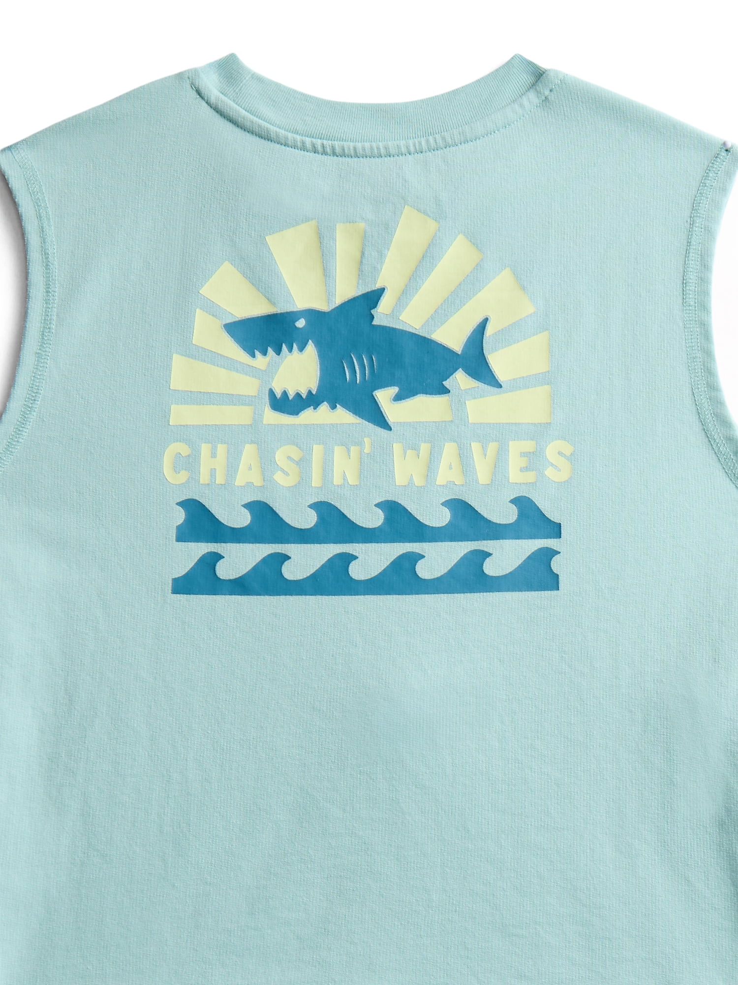 Wonder Nation Little Boys Graphic Tank Top and Shorts Set, 2-Piece, Sizes 4-10
