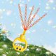 thumbnail image 1 of 32 agujeros Cartoon Blowing Bubbles Toy 5 Claw Bubble Stick para niños (amarillo), 1 of 6