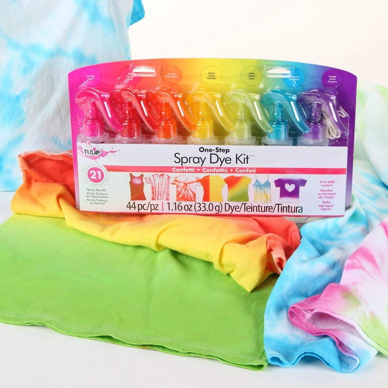 Tulip One-Step Spray Tie-Dye Kit, 7 Colors, Confetti photo 3