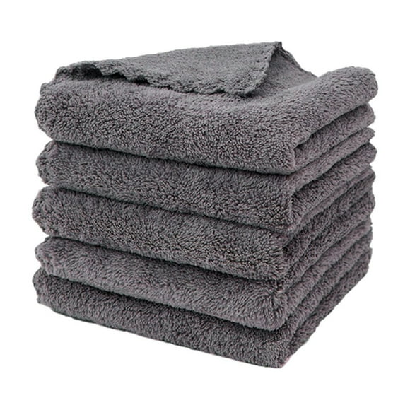 Clearance! Microfiber Cleaning Cloth, Yoaney 1 Pack of Fiber Cleaning Cloth Available in 4 Colors (Green/White/Yellow/Black), Black