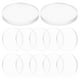 thumbnail image 4 of 12 protectores de mesa de vidrio transparente, redondos, antideslizantes, de goma, para marcos de fotos y muebles, 4 of 8